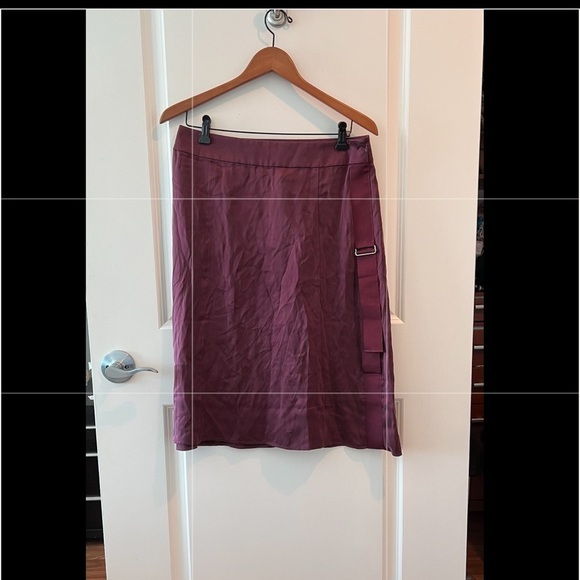 Public School Sana Belt Side Detail Silk Skirt - Picture 8 of 16